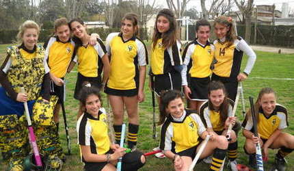 Uno de los equipos de séptima del Sportivo Trabajo. (Foto: gentileza Prensa hóckey Sportivo Trabajo).