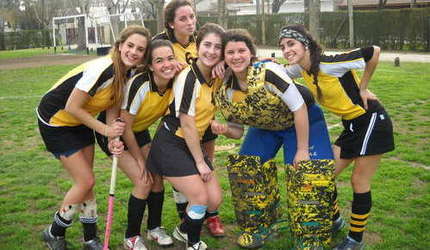 El equipo de quinta división de la entidad local. (Foto: gentileza Prensa hóckey Sportivo Trabajo).