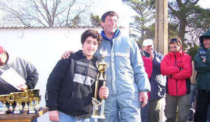 Entre los cadetes ganó Alan Oddo. (Foto: gentileza "Hablemos de Caza y Pesca").