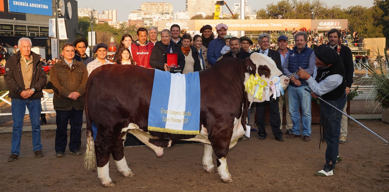 Braford coronó a sus grandes campeones en la pista central de la Expo ...