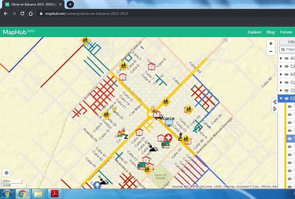 Se creó un mapa interactivo de las obras realizadas | Noticias | Diario ...